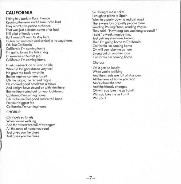 Joni Mitchell - Blue