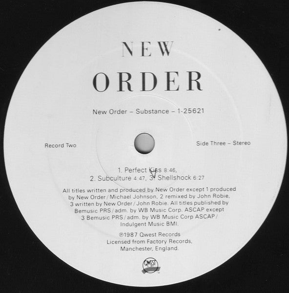 New Order - Substance