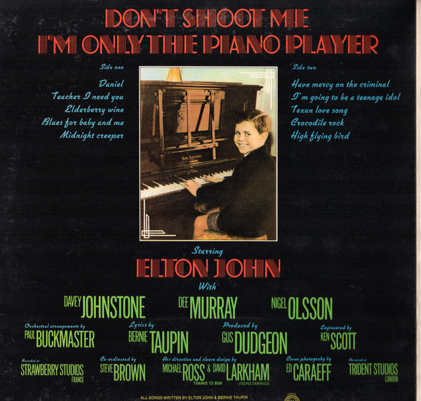 Elton John - Don't Shoot Me I'm Only The Piano Player