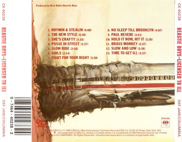 Beastie Boys - Licensed To Ill