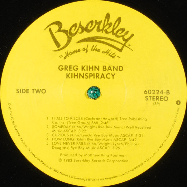 Greg Kihn Band - Kihnspiracy