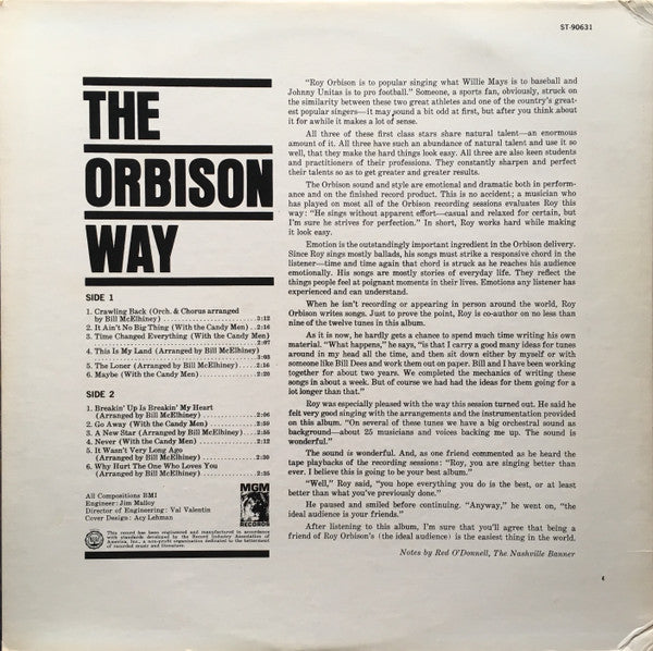 Roy Orbison - The Orbison Way