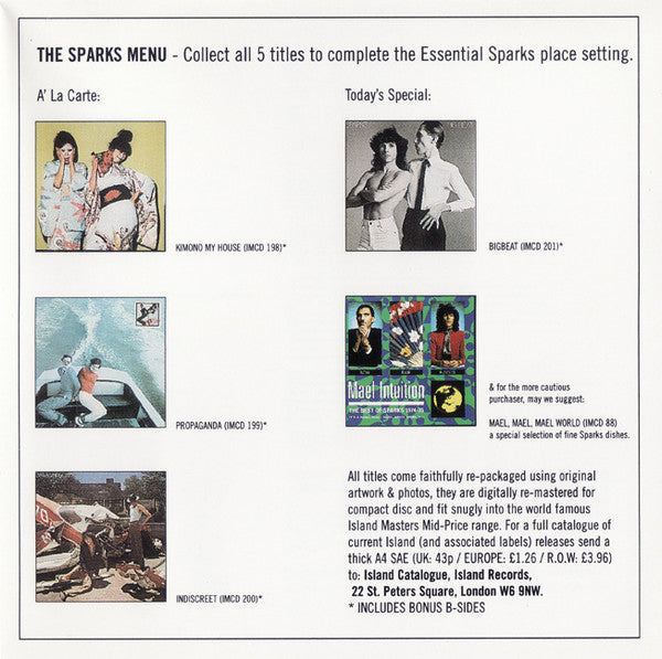 Sparks - Kimono My House