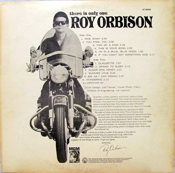 Roy Orbison - There Is Only One Roy Orbison