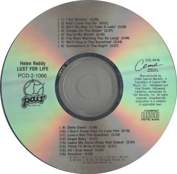 Helen Reddy - Lust For Life