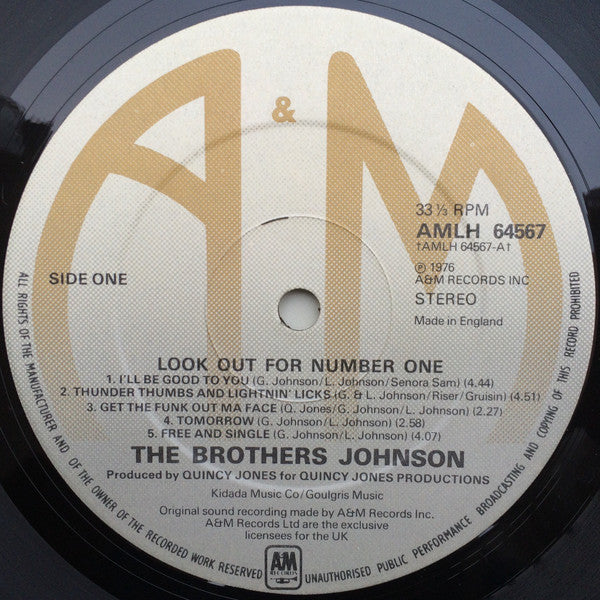 Brothers Johnson - Look Out For #1