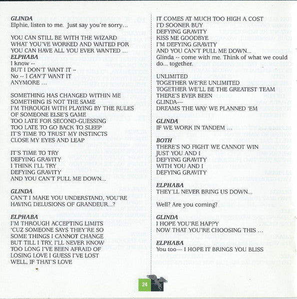 Stephen Schwartz - Wicked (Original Broadway Cast Recording)