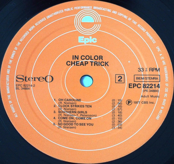 Cheap Trick - In Color