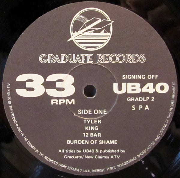 UB40 - Signing Off