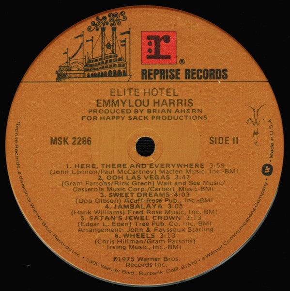 Emmylou Harris - Elite Hotel