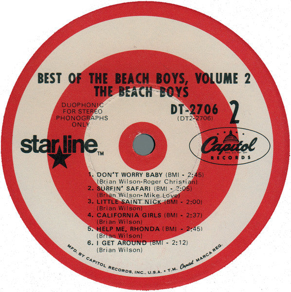 The Beach Boys - Best Of The Beach Boys, Vol. 2