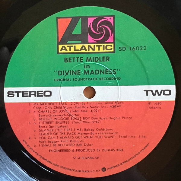 Bette Midler - Divine Madness