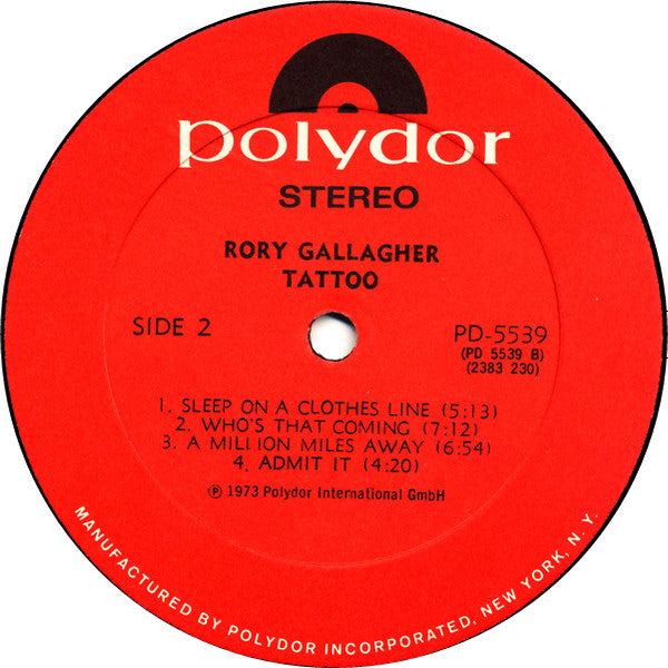 Rory Gallagher - Tattoo