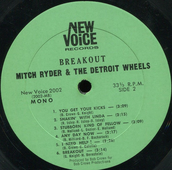 Mitch Ryder & The Detroit Wheels - Breakout...!!!