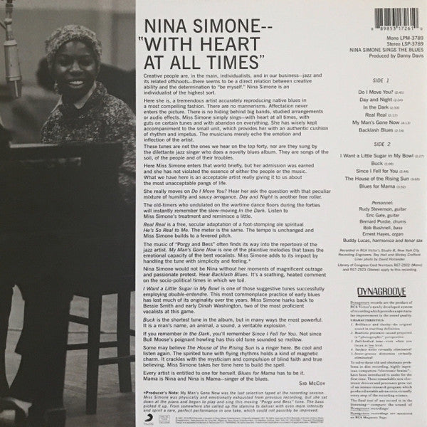 Nina Simone - Nina Simone Sings The Blues