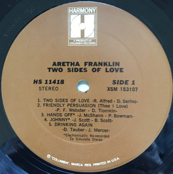 Aretha Franklin - Two Sides Of Love