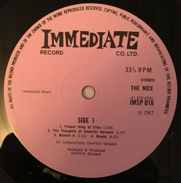 The Nice - The Thoughts Of Emerlist Davjack