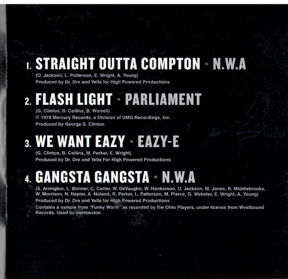 Various - Straight Outta Compton (Music From The Motion Picture)