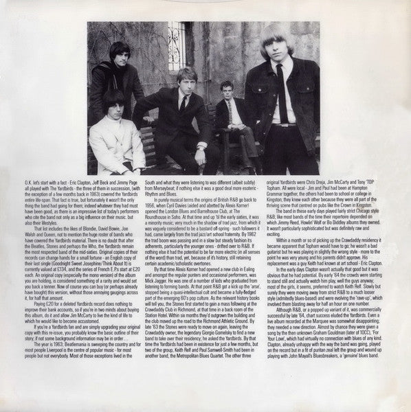 The Yardbirds - Roger The Engineer