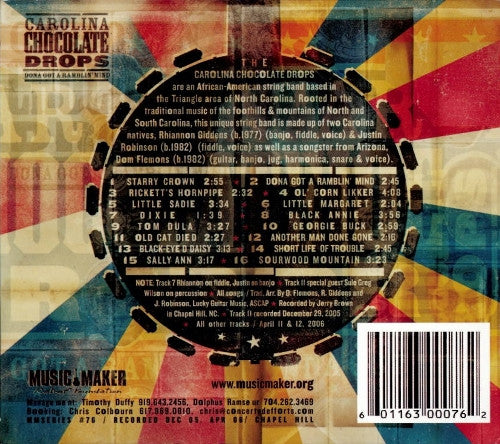 Carolina Chocolate Drops - Dona Got A Ramblin' Mind
