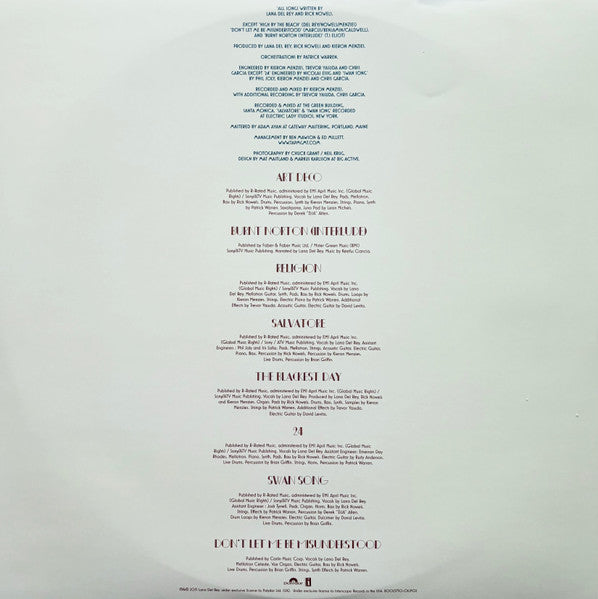 Lana Del Rey - Honeymoon