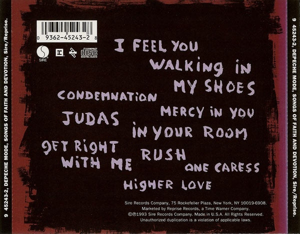 Depeche Mode - Songs Of Faith And Devotion