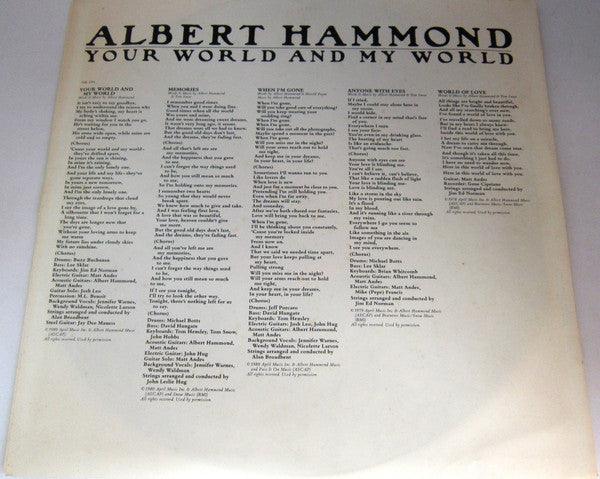 Albert Hammond - Your World And My World