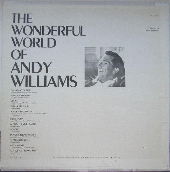 Andy Williams - The Wonderful World Of Andy Williams