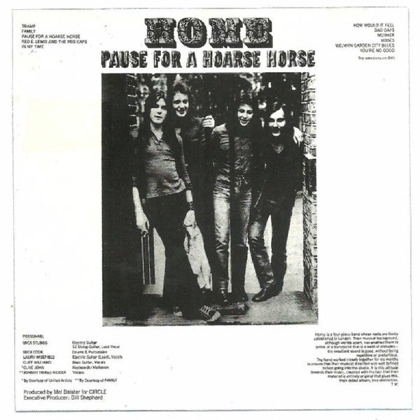Home (2) - Pause For A Hoarse Horse