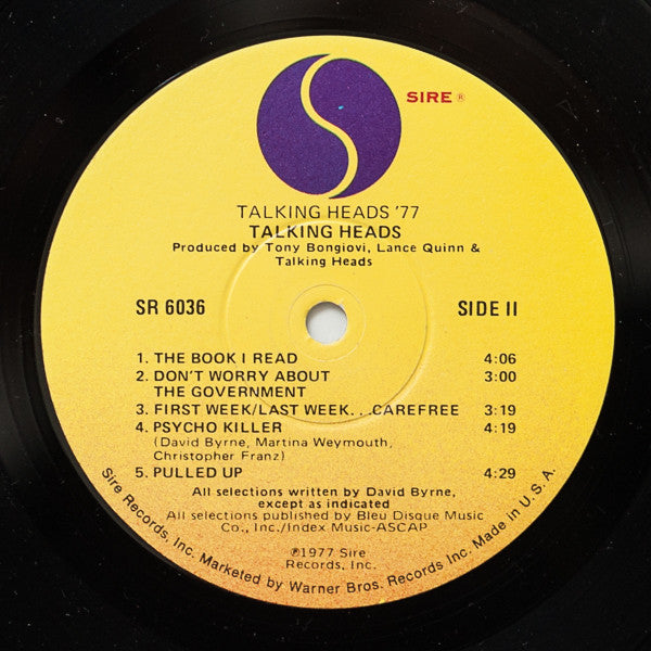 Talking Heads - Talking Heads: 77