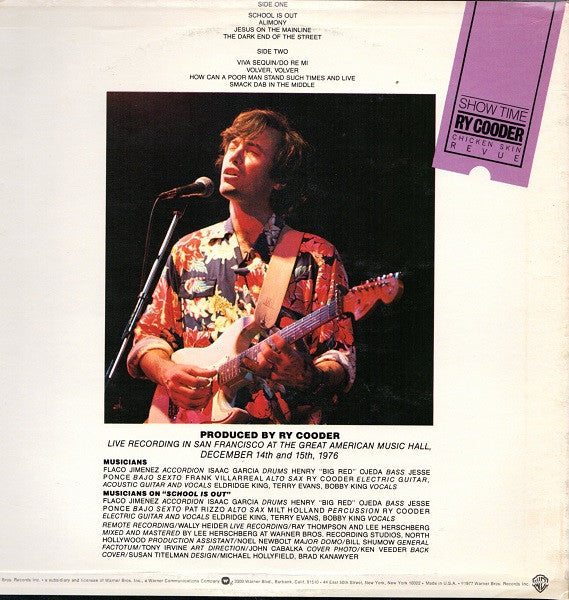 Ry Cooder - Show Time