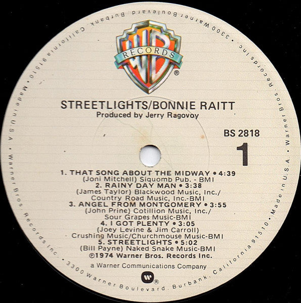 Bonnie Raitt - Streetlights