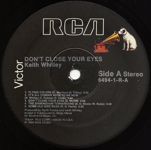 Keith Whitley - Don't Close Your Eyes