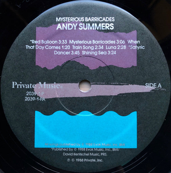 Andy Summers - Mysterious Barricades
