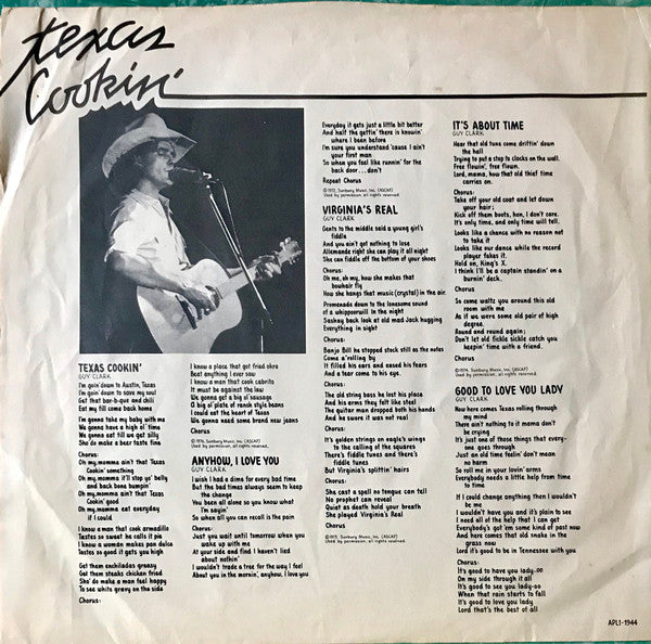 Guy Clark - Texas Cookin'