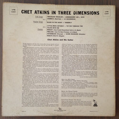 Chet Atkins - Chet Atkins In Three Dimensions
