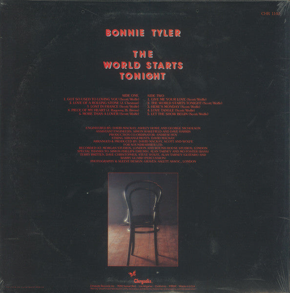 Bonnie Tyler - The World Starts Tonight