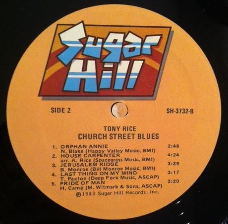 Tony Rice - Church Street Blues