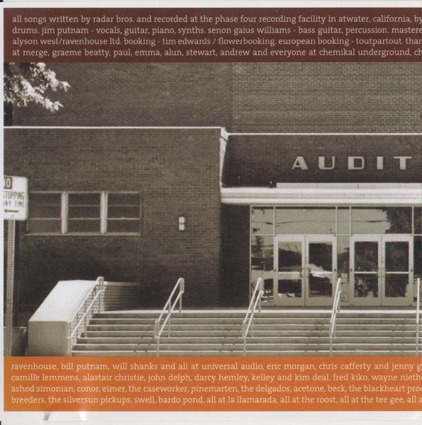 Radar Bros. - Auditorium