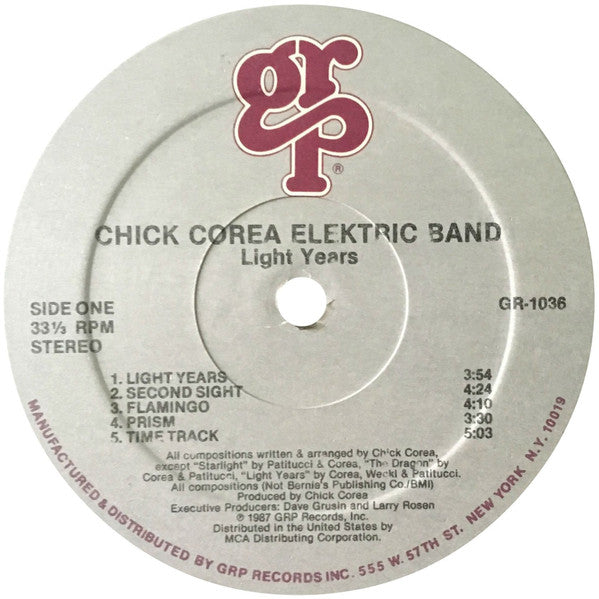 The Chick Corea Elektric Band - Light Years