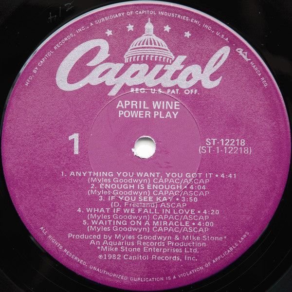 April Wine - Power Play