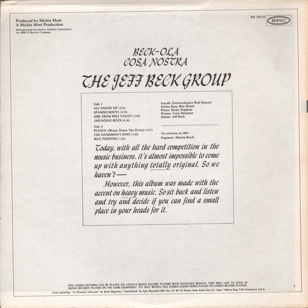 Jeff Beck Group - Beck-Ola