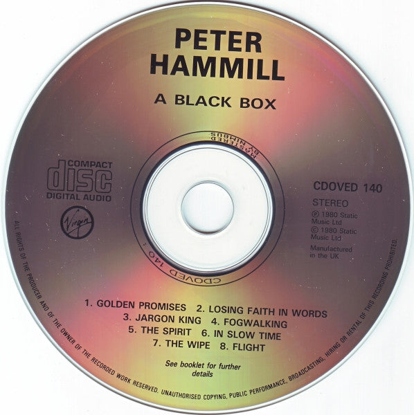 Peter Hammill - A Black Box