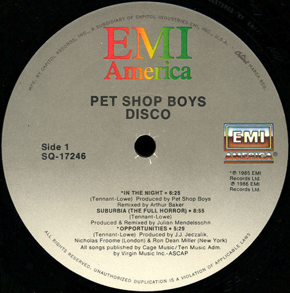 Pet Shop Boys - Disco