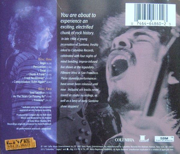 Santana - Live At The Fillmore '68