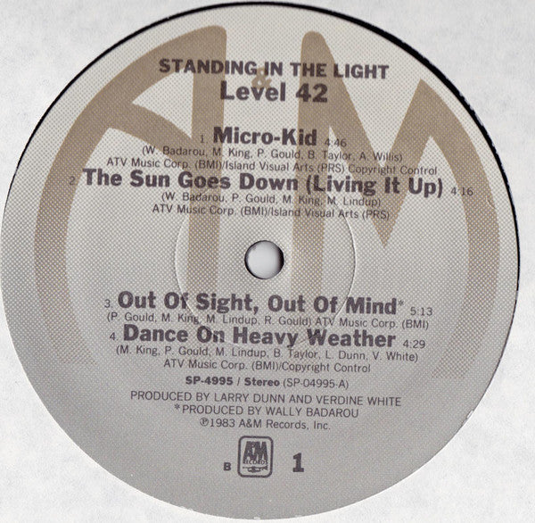 Level 42 - Standing In The Light
