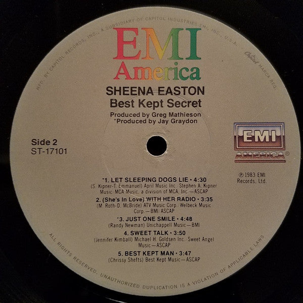 Sheena Easton - Best Kept Secret