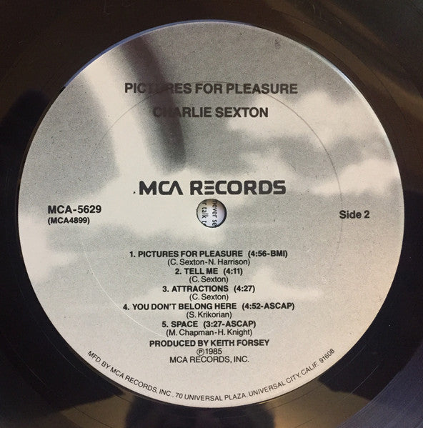 Charlie Sexton - Pictures For Pleasure
