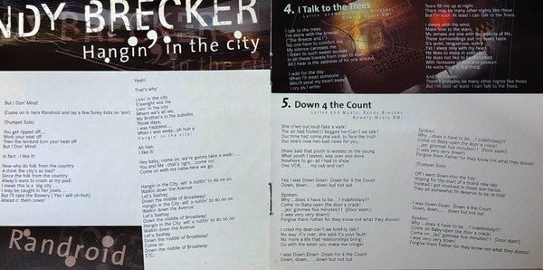 Randy Brecker - Hangin' In The City · Introducing Randroid