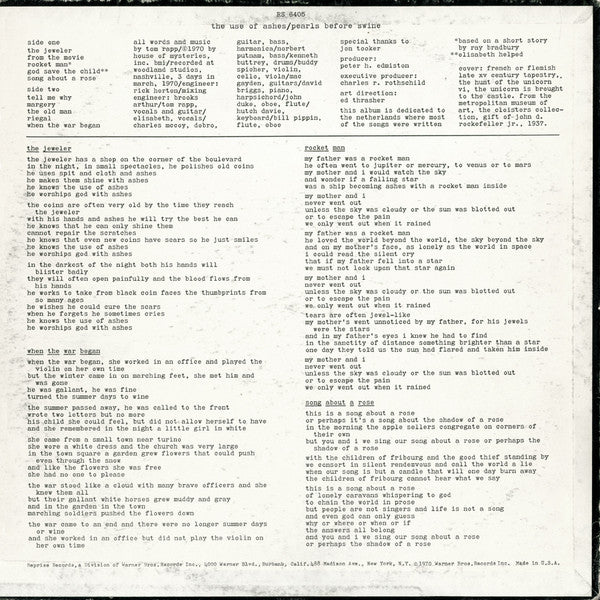 Pearls Before Swine - The Use Of Ashes